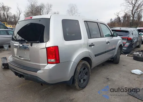 2012 Honda Pilot Lx z USA, uszkodzony, nr VIN 5FNYF3H22CB003321